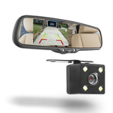 Master Tailgaters OEM Rear View Mirror with Ultra Bright 4.5" Auto Adjusting Brightness LCD + HD 1080p DVR 360° Recorder - Universal Fit