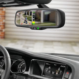 Master Tailgaters Rear View Mirror with Ultra Bright 4.3" LCD Display + 4 Parking Sensors Kit - Master Tailgaters