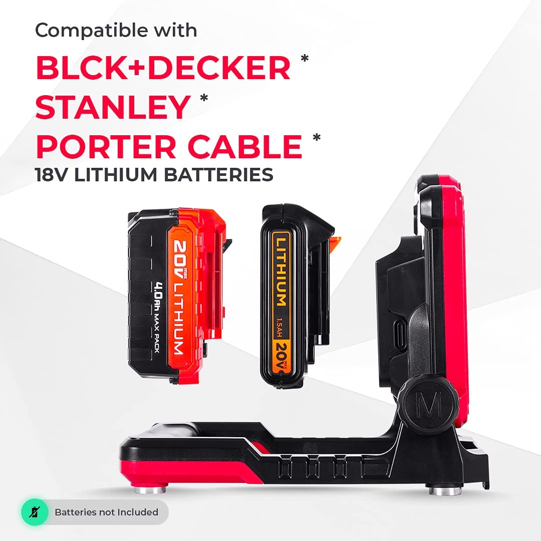 Black & Decker/porter Cable/stanley 18v/20v Lithium Battery